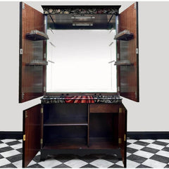 Antique-Style Drinks Cabinet – William Morris Pomona Design