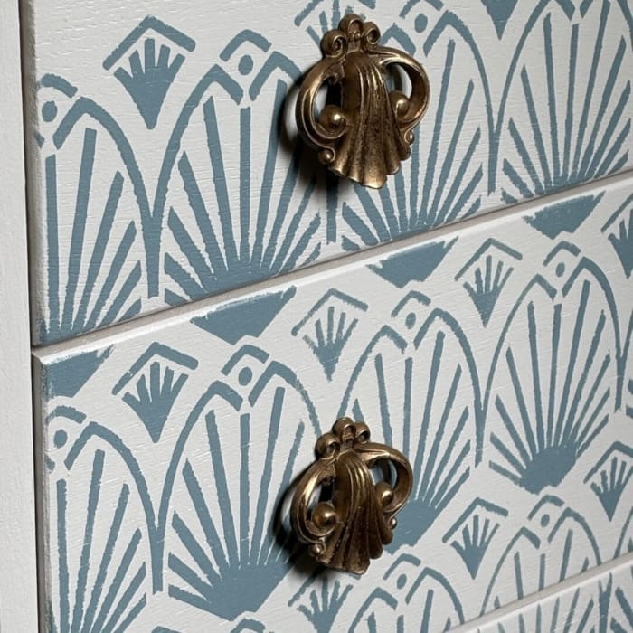 Art Deco Lebus Chest of Drawers | Vintage Coastal Vibes