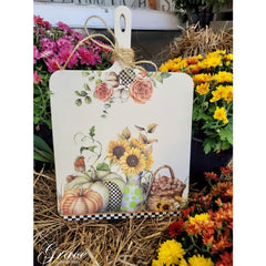 Artists First Transfer | Fall into Whimsy | Mint by Michelle & Grace on Design | Sunflower Transfer, Pumpkin Decal, Autumn Decor, Crafts