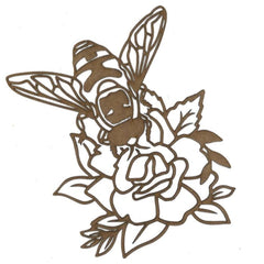 Bee Wood Shape S128 by PolyOnlay Precision Art