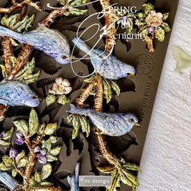 Birds on Branches Silicone Mould | Whispers of Wings | Redesign with Prima