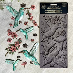BLOOM & FLUTTER Hummingbird Silicone Mould by Redesign