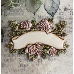 Redesign With Prima Blooming Banners Silicone Mould 5x10"