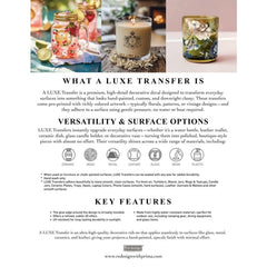 BLUE RIDGE WINTER Luxe Transfer, Redesign with Prima 3.25x11.5”