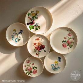 Bright Floral H2O Transfer | Rustic Romance | Redesign with Prima Waterslide Decal