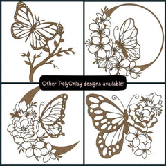 Butterfly Wood Shape S101 by PolyOnlay Precision Art