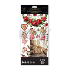 Cherub Rose Small Rub-On Transfer | Amour Affair | Redesign with Prima