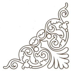 Corner C103 Wood Appliqué Pack of 2 by PolyOnlay Precision Art