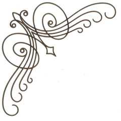 Corner C104 Wood Appliqué Pack of 2 by PolyOnlay Precision Art