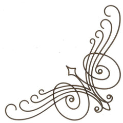 Corner C104 Wood Appliqué Pack of 2 by PolyOnlay Precision Art