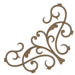 Corner C109 Wood Appliqué Pack of 2 by PolyOnlay Precision Art