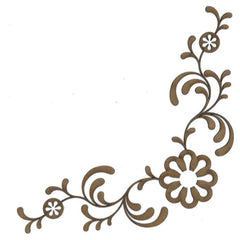 Corner C115 Wood Appliqué Pack of 2 by PolyOnlay Precision Art