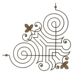 Corner C118 Wood Appliqué Pack of 2 by PolyOnlay Precision Art