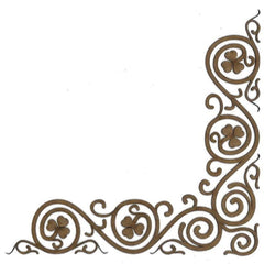 Corner C119 Wood Appliqué Pack of 2 by PolyOnlay Precision Art