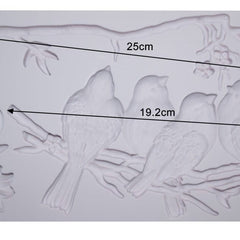 Avian Love Decor Mould by Redesign With Prima | 5” x 8” x 10mm