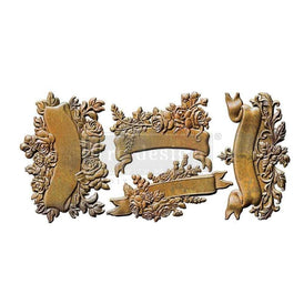 Blooming Banners Mould by Redesign With Prima | 5" x 10" x 8mm