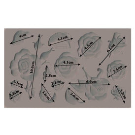 Fragrant Roses Decor Mould by Redesign With Prima | 5” x 8” x 8mm