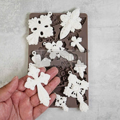 Holy Harmony Decor Mould by Redesign With Prima | 5" x 8" x 8mm | Christmas Collection