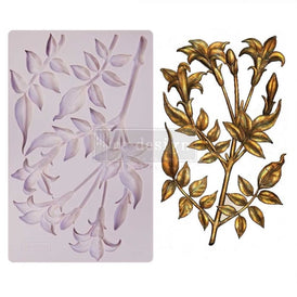 Lily Flowers Decor Mould by Redesign With Prima | 5” x 8” x 8mm