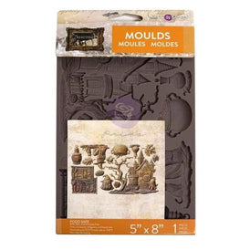 Halloween Silicone Mould BEWITCHED Redesign With Prima | 5x8” | For Resin, Clay, Chocolate Crafts