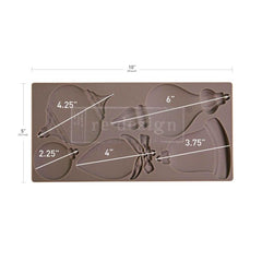New! BRIGHT BAUBLES Decor Mould by Redesign With Prima | 5" x 10" x 8mm