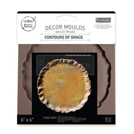 New! CONTOURS OF GRACE Decor Mould by Redesign With Prima | 6" x 6" x 8mm
