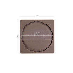 New! CONTOURS OF GRACE Decor Mould by Redesign With Prima | 6" x 6" x 8mm