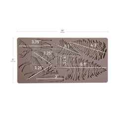 New! EVERGREEN CHRISTMAS MAGIC Decor Mould by Redesign With Prima | 5" x 10" x 8mm