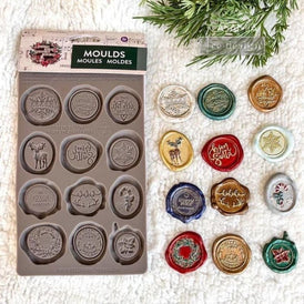 From the North Pole Christmas Wax Seal Mould by Redesign With Prima | 5" x 8" x 8mm | Christmas Collection