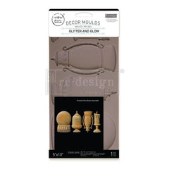 New! GLITTER AND GLOW Decor Mould by Redesign With Prima | 5" x 10" x 8mm