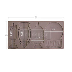 New! GLITTER AND GLOW Decor Mould by Redesign With Prima | 5" x 10" x 8mm
