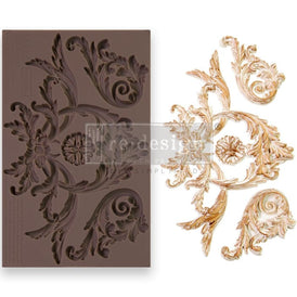 Kacha Majestic Flourish Decor Mould by Redesign With Prima | 5” x 8” x 8mm