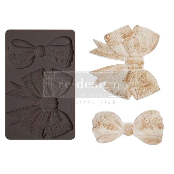 Vintage Opulence Bow Mould by Redesign With Prima | 5" x 8" x 8mm | Kacha Collection