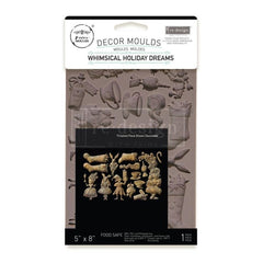 New! WHIMSICAL HOLIDAY DREAMS Decor Mould by Redesign With Prima | 5" x 8" x 8mm