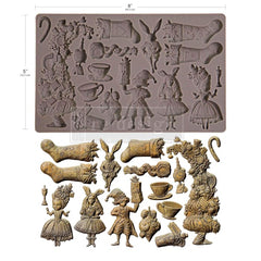 New! WHIMSICAL HOLIDAY DREAMS Decor Mould by Redesign With Prima | 5" x 8" x 8mm