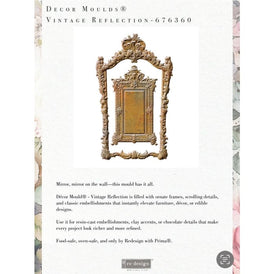 Vintage Reflection Mould by Redesign With Prima | 5" x 8" x 8mm