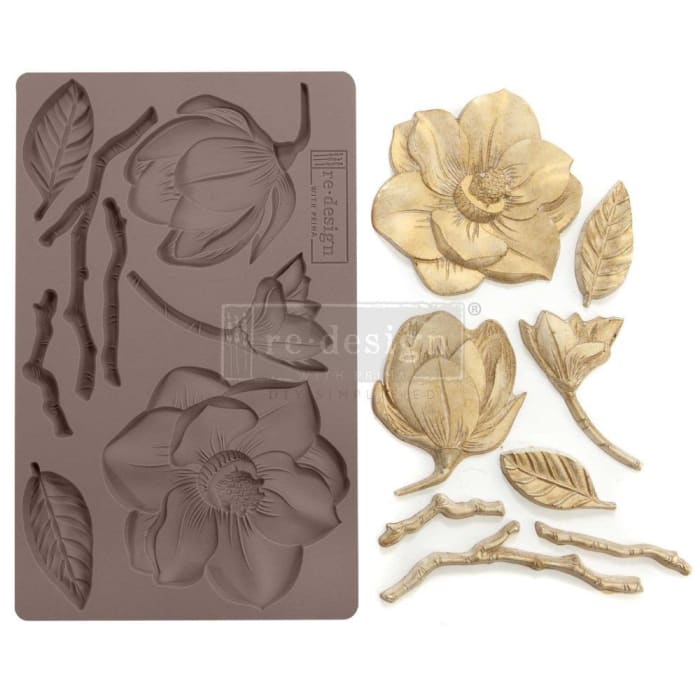 WINTER BLOOMS Décor Mould by Redesign With Prima | 5” x 8” | 8mm thickness