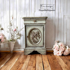 Velvet Cascade (Left) Decor Poly by Redesign With Prima | 9.5"x7"x0.5" (24.1cmx17.8cmx1.3cm)