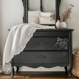 Velvet Cascade (Right) Decor Poly by Redesign With Prima | 9.5"x7"x0.5" (24.1cmx17.8cmx1.3cm)