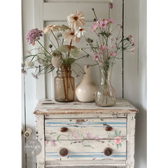 Annie Sloan Swedish Posy Furniture Transfer by Redesign With Prima | 24” x 35” | Swedish Posy Collection