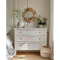 Annie Sloan Swedish Posy Furniture Transfer by Redesign With Prima | 24” x 35” | Swedish Posy Collection