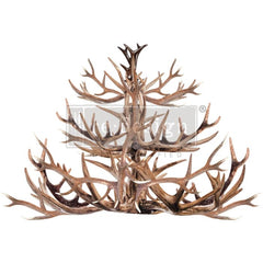 Antler Chandelier Furniture Transfer by Redesign With Prima | 24” x 35” | Wild West Whispers Collection