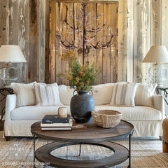 Antler Chandelier Furniture Transfer by Redesign With Prima | 24” x 35” | Wild West Whispers Collection