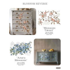 Blossom Tweet Furniture Transfer by Redesign With Prima | 24” x 35” | Blossom Reverie Collection