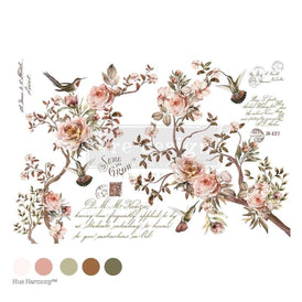 Blossom Tweet Furniture Transfer by Redesign With Prima | 24” x 35” | Blossom Reverie Collection