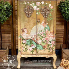 Chambre de la Reine Furniture Transfer by Redesign With Prima | 24” x 35” | Grand Chateau Collection