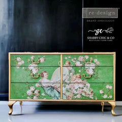 Chambre de la Reine Furniture Transfer by Redesign With Prima | 24” x 35” | Grand Chateau Collection