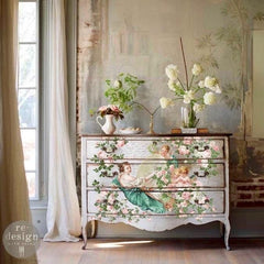 Chambre de la Reine Furniture Transfer by Redesign With Prima | 24” x 35” | Grand Chateau Collection