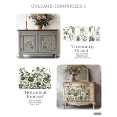 Greenery Grace Middy Furniture Transfer by Redesign With Prima | 8.5” x 11” | Collage Chronicles 2 Collection