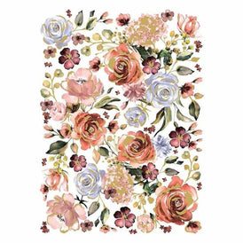 Prima Transfer | Rose & Rouge | Redesign With Prima | Pink Flower Decals, Floral Furniture Transfers, Rose Wall Art, Decor, Print
